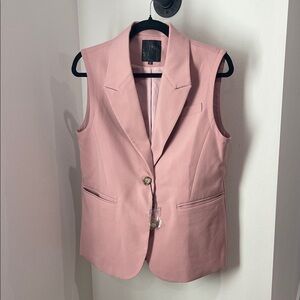 NWOT dusty pink MINA SELF vest